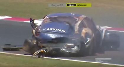 Τρομακτικό ατύχημα σε αγώνα αυτοκινήτων για τον γιο του Πικέ! (video)