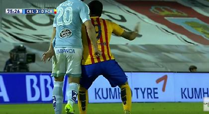 Πισώπλατο χτύπημα στον Σουάρες (video)