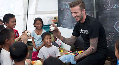 Ραγίζει η καρδιά του Μπέκαμ, για τα παιδιά που έχουν ανάγκη (video)