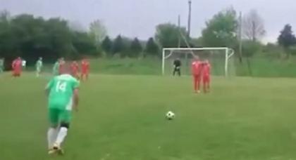 Διαστημική γκολάρα σε τοπικό πρωτάθλημα (video)