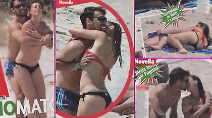 Ζευγάρι του τένις σε «καυτές» περιπτύξεις (pics)