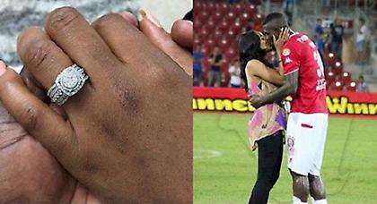 Νίκησε και έκανε πρόταση γάμου στο γήπεδο (video)