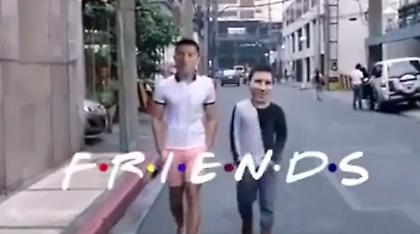 Αν ο Μέσι και ο Ρονάλντο ήταν φιλαράκια (video)