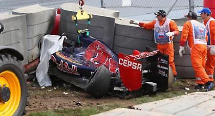 Τρομακτικό ατύχημα για Σάινθ στην πίστα του Σότσι (video)