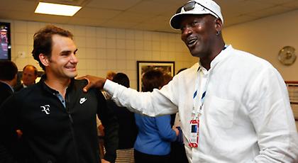 Συνάντηση κορυφής Τζόρνταν - Φέντερερ (pics)