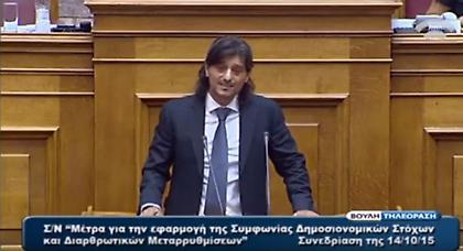 Ο Δημήτρης Γιαννακόπουλος στη Βουλή (video)