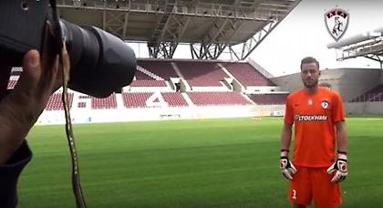 Backstage από την φωτογράφηση της ΑΕΛ (video)