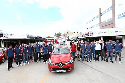 Η Renault οδηγεί τον... Ολυμπιακό