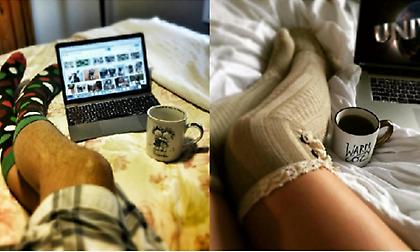 Η απάντηση του μπαμπά στη φωτό-ποδαράκια