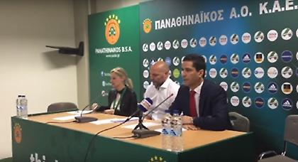 Η άρνηση του Γιάννη Σφαιρόπουλου να κάνει δηλώσεις στην συνέντευξη Τύπου (video)