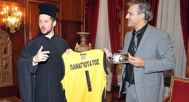 Η ΑΕΚ στο Πατριαρχείο (pics)