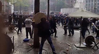 Επεισόδια από οπαδούς της Φενέρ στο Άμστερνταμ (video)