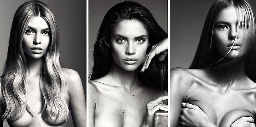 Οι άγγελοι της Victoria's Secret ολόγυμνοι...