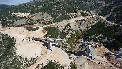 Στο 63% η πρόοδος στην Ιόνια Οδό (video)