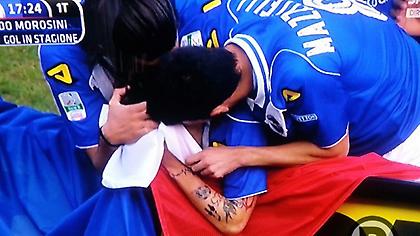 Τα δάκρυα του Μοροζίνι στη γαλλική σημαία (video)