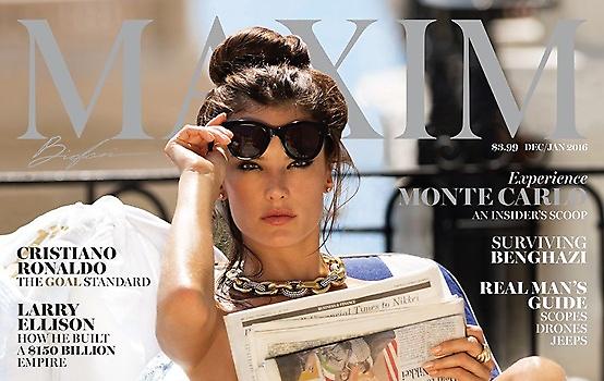 Η Alessandra Ambrosio γυμνή στo τεύχος Δεκεμβρίου του περιοδικού Maxim