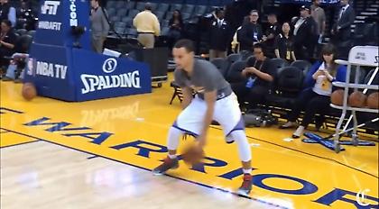 Δείτε την προθέρμανση του Στεφ Κάρι όπως θέλετε εσείς (video)