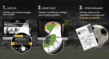 Τα εισιτήρια της ΑΕΚ με Πανελευσινιακό