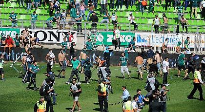 Σοβαρότατα επεισόδια σε αγώνα στη Χιλή (pics, videos)