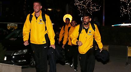 Στη Λάρισα η ΑΕΚ (pics)