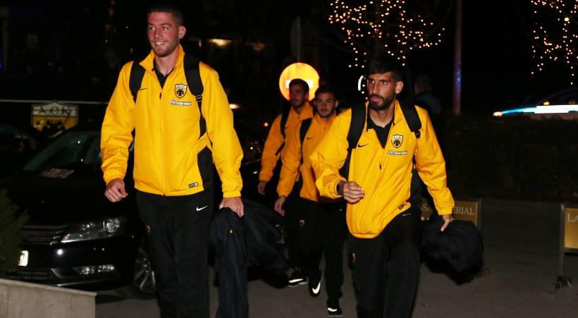 Στη Λάρισα η ΑΕΚ (pics)