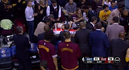 Την έστειλε στο νοσοκομείο ΛεΜπρόν (video)