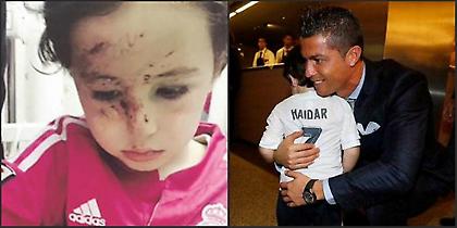 Συγκλονίζει η συνάντηση του Ρονάλντο με τον ορφανό Χαϊντάρ (pics/video)