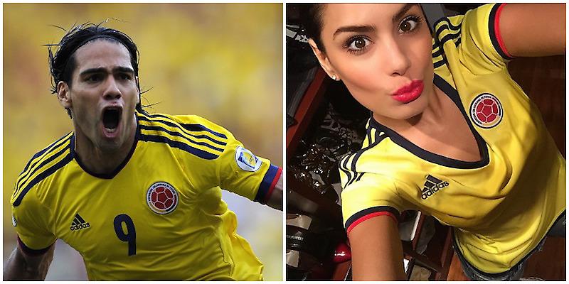 Στο πλευρό της παραλίγο «Μις Υφήλιος» ο Φαλκάο (pics/video)