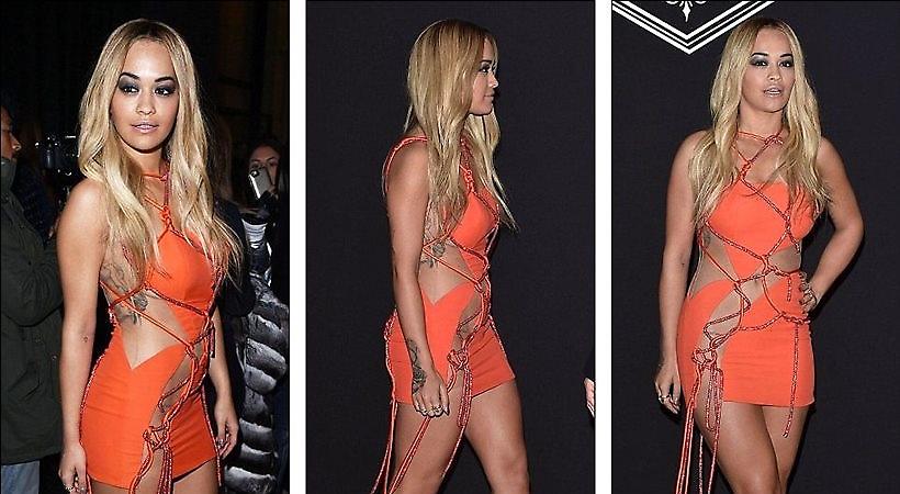 Το τολμηρό φόρεμα της Ρίτα Όρα (pics)