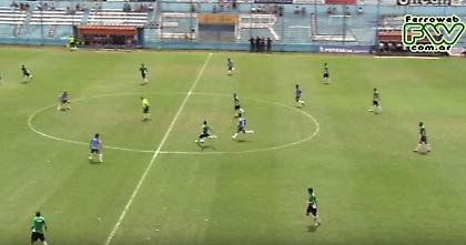 Τον «ζωγράφισε»… πίσω από τη σέντρα! (video)