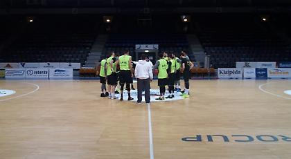 Προπόνηση με Λάσκαρη