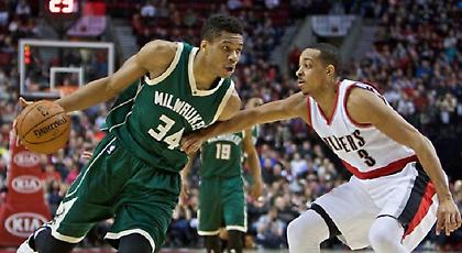 Τα καλύτερα του Αντετοκούνμπο στο Πόρτλαντ