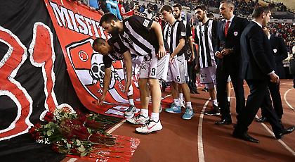 Τίμησε τα θύματα της Θύρας 7 η ΚΑΕ ΠΑΟΚ (pics)