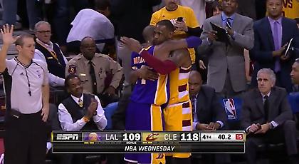 Η αγκαλιά του Λεμπρόν και η αποθέωση του Κόμπι στο Κλίβελαντ