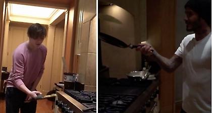 Κάνε την τηγανίτα όπως οι Μπέκαμ (video)