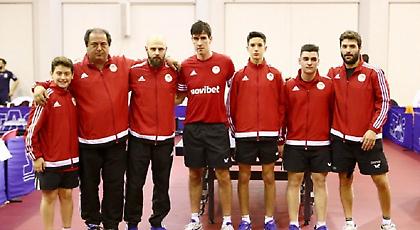 Ο Ολυμπιακός «κλείδωσε» τον τίτλο στο πινγκ πονγκ