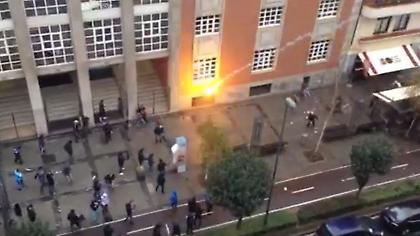 Χαμός στο Μπιλμπάο: Ξύλο μεταξύ Βάσκων και Μασσαλών! (video)