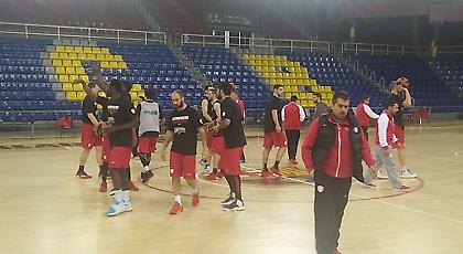 Η προπόνηση του Ολυμπιακού στο «Παλάου» (Video)