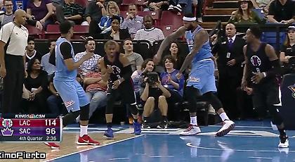 Πέταξε την μπάλα στα μούτρα του Πολ ο Κάζινς