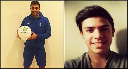 Ο Σωκράτης στο πλευρό του 17χρονου Παύλου που δίνει τη μάχη με τη λευχαιμία