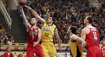 LIVE: ΑΕΚ-Ολυμπιακός 93-100 (Τελικό)