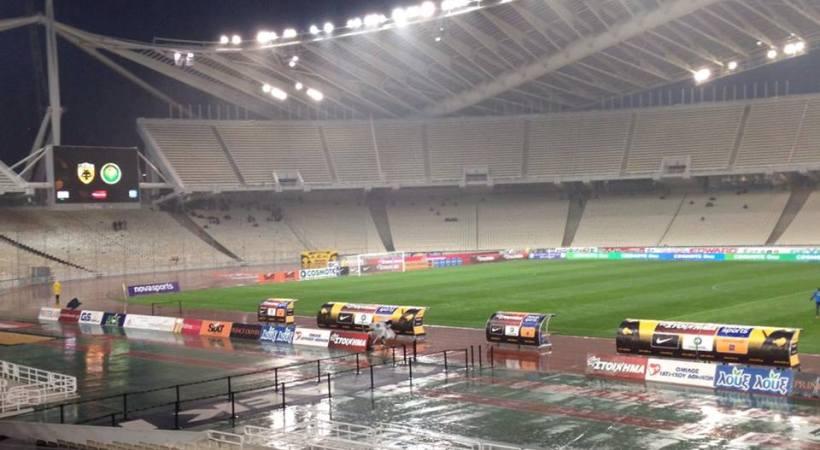 Δυνατή βροχή στο ΟΑΚΑ! (pics)