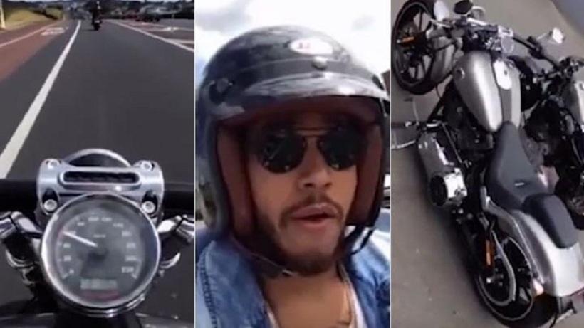 To selfie video του Χάμιλτον πάνω σε μηχανή! (video)