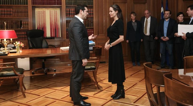 Το ΕΠΙΚΟ «γλέντι» για τη συνάντηση Τσίπρα-Αντζελίνα Τζολί! (pics)