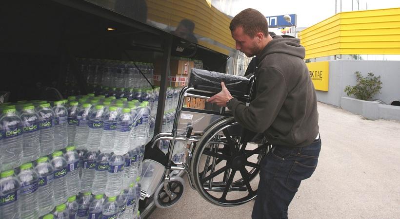 Η ΑΕΚ για τους πρόσφυγες (pics)