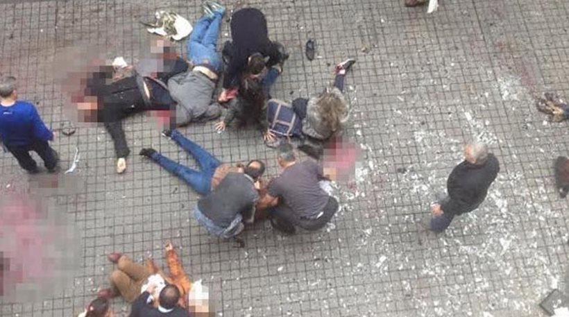 Σκληρές εικόνες: Δείτε τις σκηνές τρόμου δευτερόλεπτα μετά την επίθεση στην Κωνσταντινούπολη