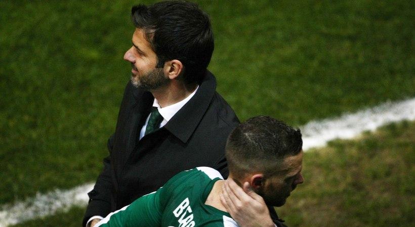 Στραματσόνι: «Η ομάδα έπαιξε καλά με δύο επιθετικούς»