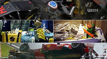 Τα 10 χειρότερα ατυχήματα του Αλόνσο σε Γκραν Πρι (video)