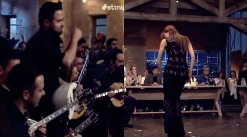 Το αισθησιακό τσιφτετέλι που έκανε τον... μπουζουξή να κάνει το σταυρό του (video)