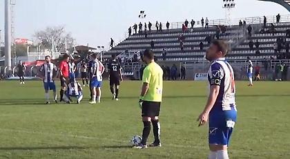 Παίκτης Γ’ Εθνικής «ταπώνει» την εξέδρα που τον… έκραζε! (video)